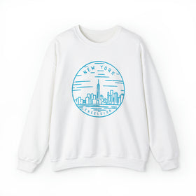 New York Sweatshirt - Unisex Distressed New York Sweatshirt