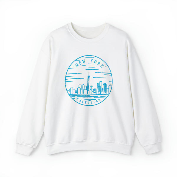 New York Sweatshirt - Unisex Distressed New York Sweatshirt