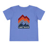 Lake Tahoe, California Toddler T-Shirt - Retro Palm Tree Toddler Lake Tahoe Shirt