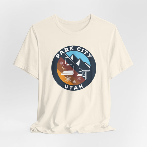 Park City, Utah T Shirt - Retro Ski Lift Tee