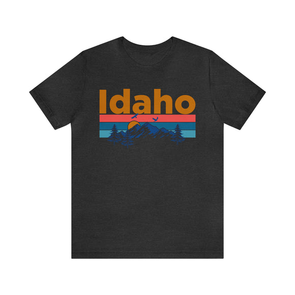Idaho T-Shirt - Mountain Sunset Unisex Idaho Shirt