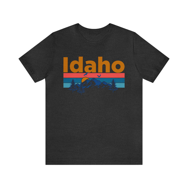 Idaho T-Shirt - Mountain Sunset Unisex Idaho Shirt