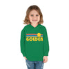 Golden, Colorado Toddler Hoodie - Retro Sunrise Unisex Golden Toddler Sweatshirt