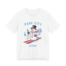 Park City, Utah T Shirt - Ski Snowman Graphic Tee-1