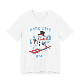 Park City, Utah T Shirt - Ski Snowman Graphic Tee