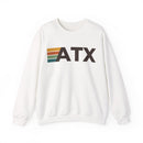 Austin, Texas ATX Retro Stripe Sweatshirt-1