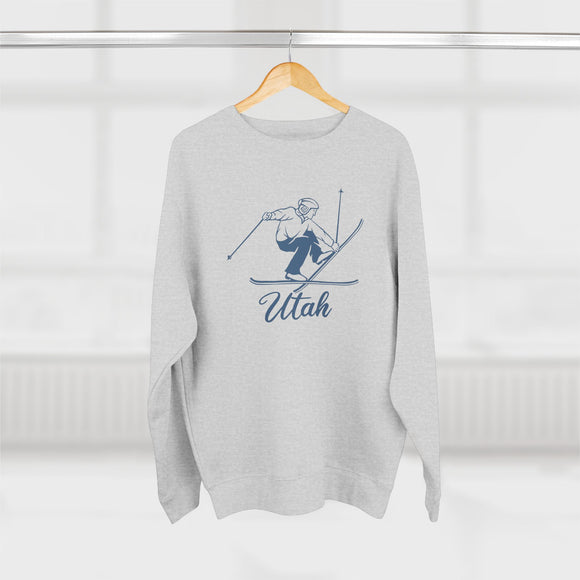 Premium Utah Vintage Snow Ski Sweatshirt