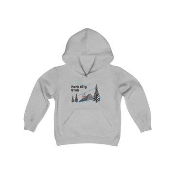 Buy sport-grey Retro Park City, Utah Youth Hoodie - Mountain Park City, Utah Kids Sweatshirt, Cute Park City, Utah Children's Pullover