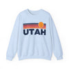 Utah Sweatshirt Retro Sun Unisex - Vintage Utah Inspired Warm Pullover Jumper