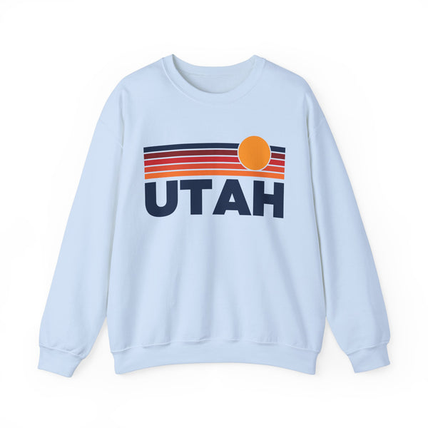 Utah Sweatshirt Retro Sun Unisex - Vintage Utah Inspired Warm Pullover Jumper