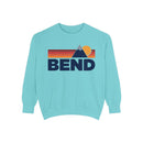 Bend, Oregon Mountain Stripes Sweatshirt | Comfort Colors - 100% Cotton-7