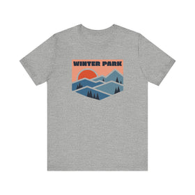 Buy athletic-heather Winter Park, Colorado T Shirt - Retro Graphic Tee
