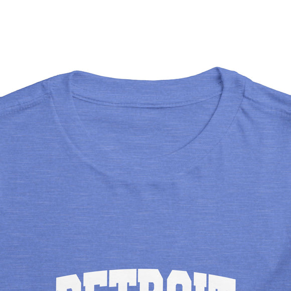 Detroit, Michigan Toddler Graphic Tee - Kids Detroit Vacation T-Shirt