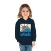 Utah Toddler Hoodie - Minimal Style Unisex Utah Toddler Sweatshirt