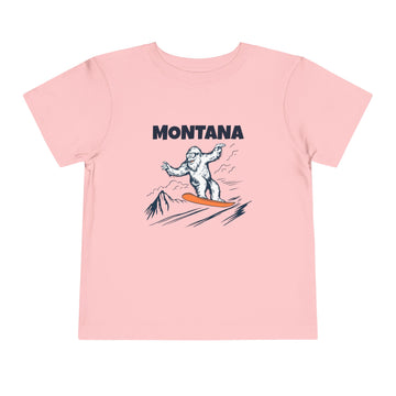 Buy pink Montana Yeti Snowboard Toddler Tee
