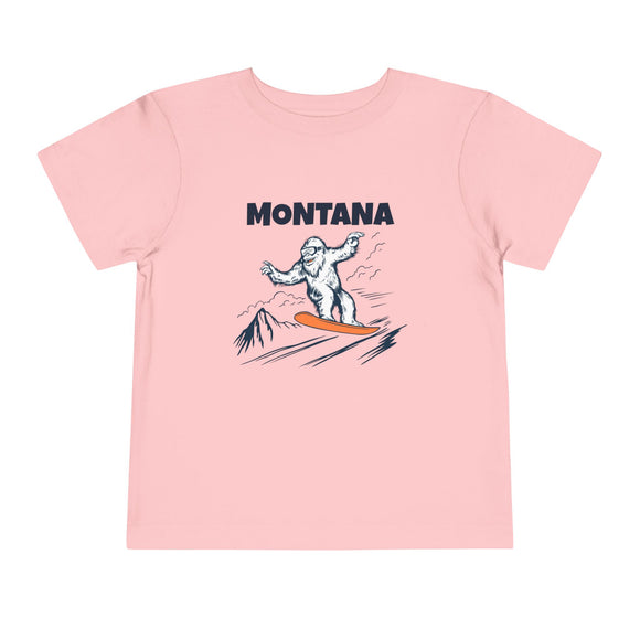 Montana Yeti Snowboard Toddler Tee