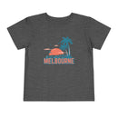 Melbourne, Florida Toddler T-Shirt - Retro Palm Tree Toddler Melbourne Shirt-1