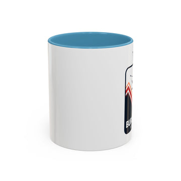 Buy light-blue Burlington, Vermont Retro Snow Skiing Mountain 11 oz Mug, Ski Lodge Decor Coffee Cup, Mountain Lover Gift, Retro Skiing Mug