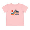 Alaska Toddler T-Shirt - Retro Palm Tree Unisex Toddler Alaska Shirt