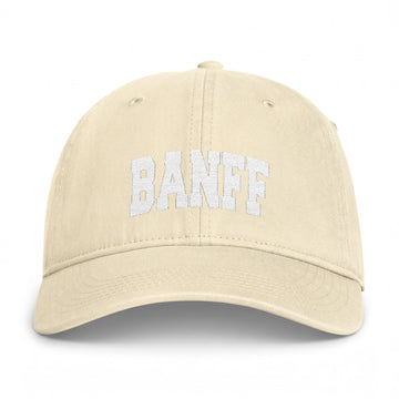Buy ivory Banff, Canada Washed Baseball Cap - Vintage Coastal Comfort Colors