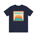 Retro Vermont T-Shirt, Mountain Sun Tee, Unisex Graphic Shirt, Vintage Vermont Top, Outdoor Adventure Clothing-3