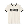 Arizona Cotton Ringer Graphic Tee - Unisex Arizona T Shirt, Vintage Style Tee, Men's/Women's Tee