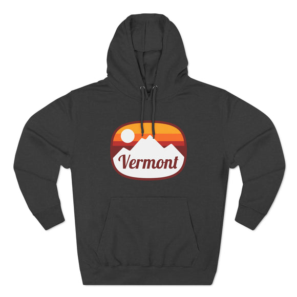 Premium Vermont Hoodie - Retro Unisex Sweatshirt