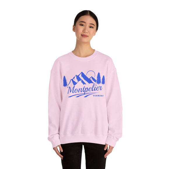 Montpelier, Vermont Sweatshirt - Unisex Mountain Montpelier Sweatshirt