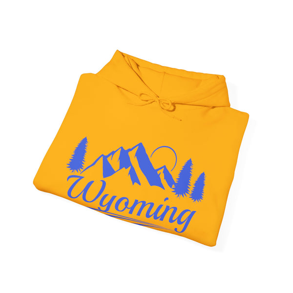 Wyoming Hoodie - Mountain Unisex Wyoming Hoodie Sweatshirt