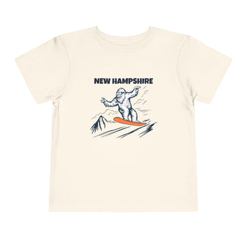 New Hampshire Yeti Snowboard Toddler Tee