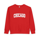 Chicago, Illinois Toddler Sweatshirt - Chicago Toddler Crewneck Sweatshirt-6