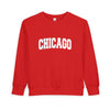 Chicago, Illinois Toddler Sweatshirt - Chicago Toddler Crewneck Sweatshirt