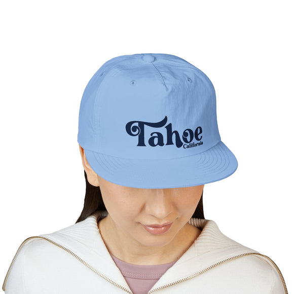 Lake Tahoe, California Retro Surf Cap
