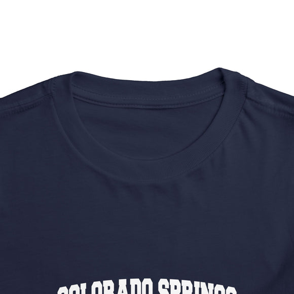 Colorado Springs, Colorado Toddler Graphic Tee - Kids Colorado Springs Vacation T-Shirt
