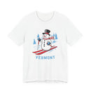 Vermont T Shirt - Ski Snowman Graphic Vermont Tee-1