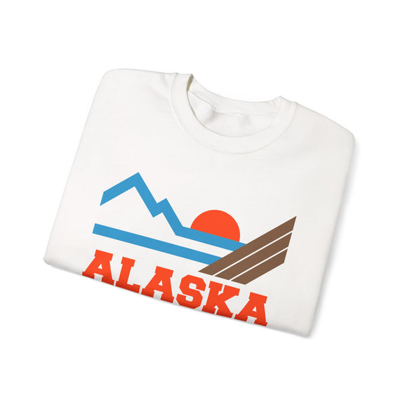 Alaska Sweatshirt - Mountain Alaska Crewneck Sweatshirt