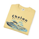 Chelan, Washington T-Shirt, Comfort Colors 100% Cotton Wakeboard Boat Tee-13
