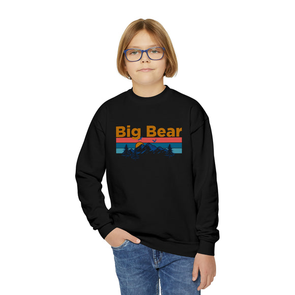 Big Bear, California Youth Sweatshirt - Unisex Kid's Big Bear Crewneck Sweatshirt