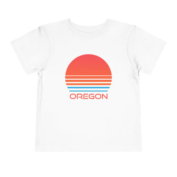 Oregon Toddler T-Shirt - Retro 80s Unisex Toddler Oregon Shirt - 0