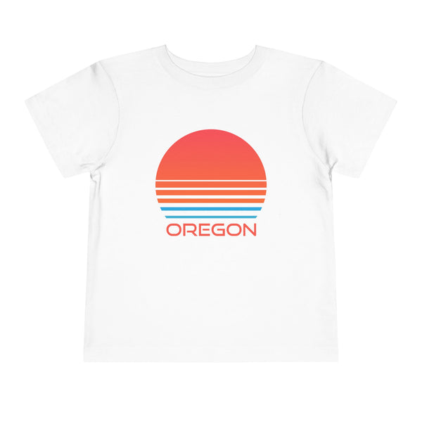 Oregon Toddler T-Shirt - Retro 80s Unisex Toddler Oregon Shirt