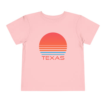 Buy pink Texas Toddler T-Shirt - Retro 80s Unisex Toddler Texas Shirt