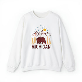 Michigan Sweatshirt - Unisex Michigan Crewneck Sweatshirt