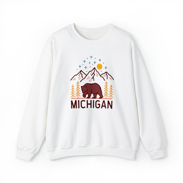 Michigan Sweatshirt - Unisex Michigan Crewneck Sweatshirt