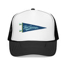 Hot Springs National Park Pennant Trucker Hat — Vintage Foam Mesh Cap-3