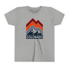 Colorado Youth Shirt - Retro Mountain Colorado Kid's T-Shirt