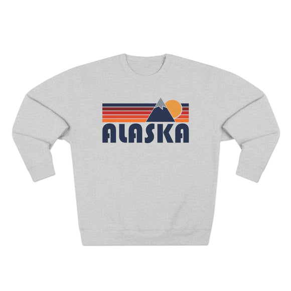 Premium Alaska Mountain Lines Graphic Sweatshirt
