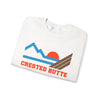 Crested Butte, Colorado Sweatshirt - Mountain Crested Butte Crewneck Sweatshirt
