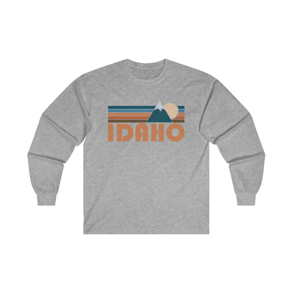 Idaho Long Sleeve Shirt - Retro Unisex Idaho Long Sleeve Tee