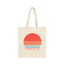 Rhode Island Cotton Canvas Rhode Island Tote Bag - Retro 80s-1