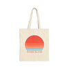 Rhode Island Cotton Canvas Rhode Island Tote Bag - Retro 80s